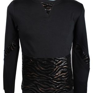 NEW Tiger Detail Pullover Sweatshirt